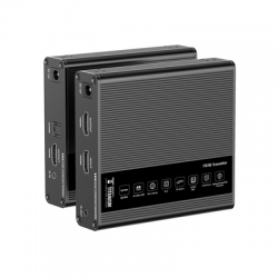 Kit Extensor HDMI para distancias de 70 metros / Resolución 4K x 2K@ 60 Hz/ Cat 6, 6a y 7 / IPCOLOR / CERO LATENCIA / SIN COMPRIMIR / Uso 24/7 / Puerto S/PDIF / Salida Loop / Alimente solo el Tx (PoC) / Control IR 