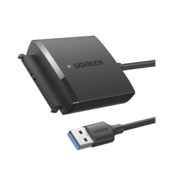Adaptador USB 3.0 a SATA III | Compatible con Disco Duro HDD y SSD de 2.5