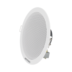 Altavoz Montaje en Plafón / 6 Watts / 100 V / Rejilla de Metal / Color Blanco / Uso Interior