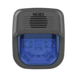Sirena Estrobo Color Azul Para Paneles y Detectores Macurco