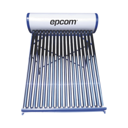 Bóiler Solar de 180L, Baja Presión con 18 Tubos de Vacío de Mayor Resistencia y Termotanque Inoxidable de Grado Alimenticio 180 L Resistentes a Granizo de Hasta 25 mm/ l, Incluye Anodo de Magnesio