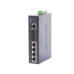 Switch Industrial Administrable Capa 2 con 4 Puertos 10/100/1000T y 2 Puertos SFP 1G/2.5G