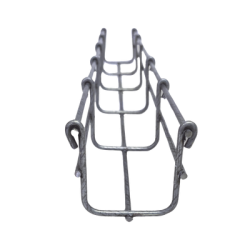 Charola Bimetálica Tipo Malla 66/50 mm, Ideal Para Utilizarse al Exterior o Zonas Húmedas, Hasta 53 Cables Cat6, Tramo de 3 Metros