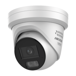 [Dual Light + ColorVu 3.0 + HikAI] Turret IP 8 Megapixel / Lente 2.8 mm / 30 mts IR + Luz Blanca / 2 Microfonos Integrados / Exterior IP67 / Estrobo Azul y Rojo / WDR 130 dB / ACUSENSE 3.0 / Metal / NEMA 4X / ACUSEARCH