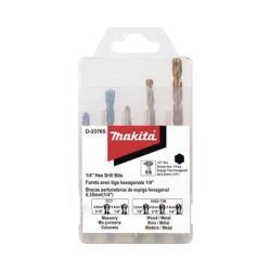 Juego de 5 Brocas con Inserción Hexagonal de 1/4