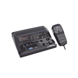 Sirena Vehicular de 200W de Potencia, Con Controlador Unimando de 15 Botones Para Control de Tonos, 12 Salidas Auxiliares y Micrófono