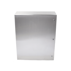 Gabinete de Acero Inoxidable IP66 Uso en Intemperie (800 x 1000 x 300 mm) con Placa Interna Galvanizada.