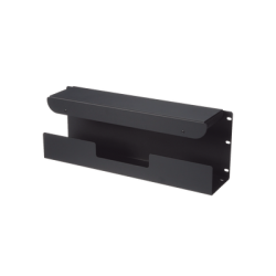 Accesorio Pasacables Para Rack Estándar de 19 in, 4 UR, Capacidad de 260 Cables Cat6, 4.5 in de Profundidad, Color Negro
