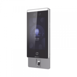 Kit de Biométrico Touch Reconocimiento Facial ULTRA Rápido con función de Videoportero  (ambientes no ruidosos) Incluye LECTOR DE HUELLAS / Lectura de Códigos QR / 6,000 usuarios / Alta tecnología Deep Learning 