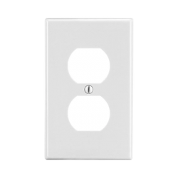 Tapa para Contacto Dúplex Color Blanco.