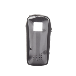 Funda de Piel Reforzada, con Frente Transparente para Serie Satelital IC-SAT100.