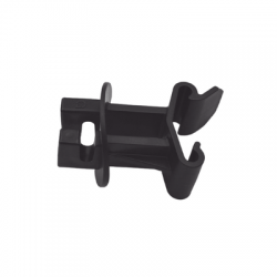 Aislador CLIP para uso en poste cerco eléctrico en poste tipo T