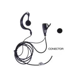 Micrófono - audífono de solapa ajustable al oído para NXPOC-130 