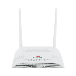 ONU Dual G/EPON con Wi-Fi en 2.4 GHz + 1 puerto LAN Gigabit +  1 puerto LAN Fast Ethernet, hasta 300 Mbps vía inalámbrico