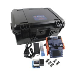 Fusionadora de Fibra Óptica de Alineación por Núcleo con 6 Motores con Perdida Típica (SM); 0.01 dB (MM); 0.04 dB) 