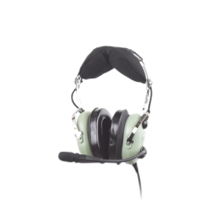 Auriculares con atenuación de ruido pasivo para radios aéreos en helicópteros