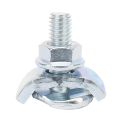 Kit 1 versión light para unir tramos de charola MallaFils, con acabado Electro Zinc