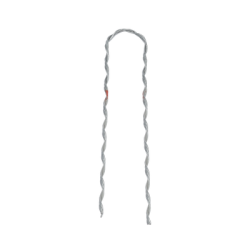 Remate Preformado para Fibra Óptica Figura 8, Span 100 m, para mensajero de acero con diámetro Φ 3.6  mm