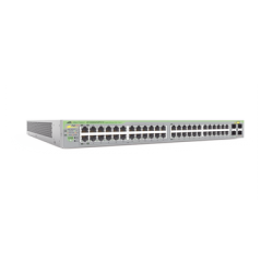 Gigabit webSmart switch, 48 Puertos Totales, 24c/PoE+ 10/100/1000T, 4 Puertos SFP