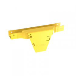 Accesorio en T con Conexión Horizontal y Bajada Vertical a 90º, Para Canaletas FiberRunner™ 2x2, Color Amarillo