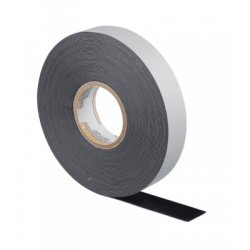 Cinta Eléctrica STRONGHOLD para Aislar de Caucho EPR, Autofusionable, Uso Industrial en Uniones de Alto Voltaje y Temperatura, Grosor 0.76mm (30 mil), Ancho 19mm, y 9.1m Largo, Color Negro. Superior a cintas Super 33