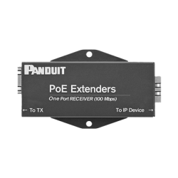 Receptor PoE/PoE+ Para Uso con Transmisor POEXTX1, Hasta 610 Metros (2000 ft) con Cable Cat5e o Cat6, 10/100Mbps