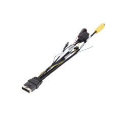 Cable adaptador / posibilita la inclusión de un canal IP, incorpora salida de video conector tipo aviación 4 pines y datos RS485 / compatible con modelo XMR406NAHD