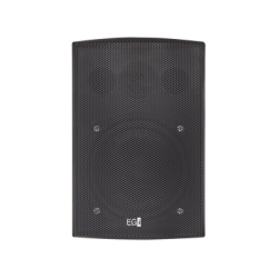 Bocina HiFi | PoE Ethernet IP | Altavoz de 2 vías | Potencia 12W | Protección IP66 | Color Negro