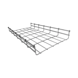 Charola Bimetálica Tipo Malla 66/300 mm, Ideal Para Utilizarse al Exterior o Zonas Húmedas, Hasta 315 Cables Cat6, Tramo de 3 Metros