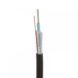 Cable de Fibra Óptica de 12 hilos, Multimodo OM4 50/125 Optimizada, Interior/Exterior, Loose Tube 250um, No Conductiva (Dieléctrica), OFNR (Riser), Precio Por Metro