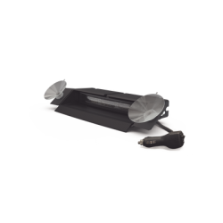 Luz Direccional de Visera, Dual color, Rojo/Claro con enchufe para automóvil 