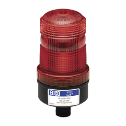 Mini baliza de LED color rojo montaje permanente SAE Clase III