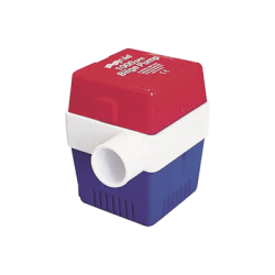 Bomba sumergible de achique de 1100 galones por hora a 12 Volts de corriente directa.