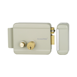 Cerradura Eléctrica con Botón de Salida/ Incluye Llave  / Exterior / Derecha