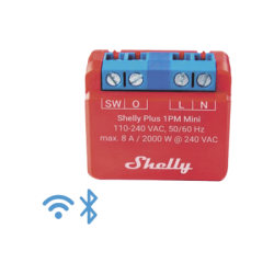 Mini Interruptor inteligente con Wi-Fi, medición de consumo, 1 canal 8A, compatible con asistentes de voz Alexa y GoogleHome