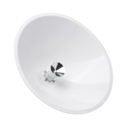 Antena direccional de Alto Rendimiento/ Parábola profunda para mayor aislamiento al ruido / 24.5 dBi / (4.9 - 6.1 GHz) / Filtro para mayor aislamiento de señal / Conectores N-Hembra / Fácil Montaje y Soporte de acero inoxidable / Rado