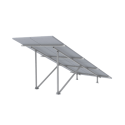 Montaje para Panel Solar 2X2, Riel 5 de 2700mm para Módulos con Espesor de 30-35mm, Vel. de Viento Máx. 136km/h