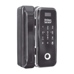 Cerrojo Electrónico con Lector de Huella/ Contraseña/ Tarjeta para Puerta de Vidrio 