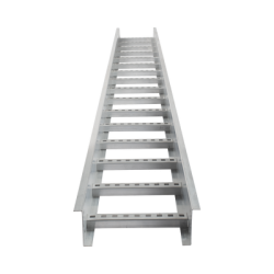 Escalera de Aluminio Portacables / Perfil Z / Peralte 3 1/4