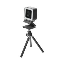 Cámara Web ALTA DENIFICIÓN (1080p) / Aro de Luz Interconstruido / Gran Angular / Micrófono Integrado / Conector USB de 2 mts / Fácil de Instalar / Reducción de Ruido Inteligente