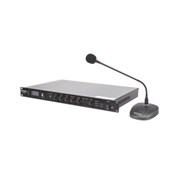 KIT de Amplificador de 120W Modelo SF120DTB | más Micrófono de Escritorio Modelo SF621A