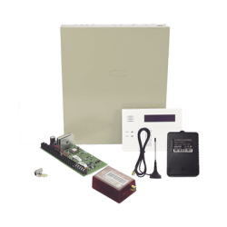 (2 Años 4GLTEM/5G ILIMITADO INCLUIDO)  Kit Vista48LA con comunicador 4GLTEM/5G MN01, Teclado, Gabinete y Transformador