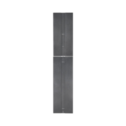 Tapa Final de Fila, Para Organizador Vertical PE2V PatchRunner™ 2, de 45 UR, Color Negro