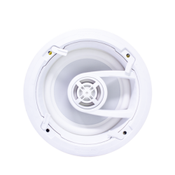 Ghost series, altavoz de 3 vías de plafón 9in, diseño trugrip  sin herramientas, woofer de polipropileno blanco, 150w 8ohms
