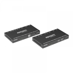 Kit Extensor HDMI | 4K2K@60HZ | HDR 4:4:4 | HDBaseT | 100M | Salida de Audio | HDCP 2.2 | IR Bidireccional | Admite la función USB KVM