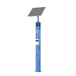 Estación de Pánico de Alarma Solar / Comunicación 4G / Cámara de 2 Megapixel / Audio de Dos Vías / Exterior IP65 / IK10 / Micro SD