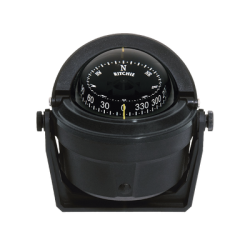 Brújula serie Voyager en color negro, cuenta con iluminación exclusiva NiteVu en color verde.