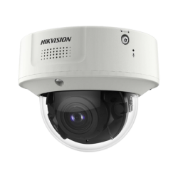 Domo IP 4 Megapixel / Lente Mot. 2.8 a 12 mm 2 / 40 mts IR EXIR / 2 Analiticos Simultaneos / DeepinView / 2 Micrófonos Integrados  / IP67 / IK10 / H.265+ / WDR 150 dB / Captura Facial / Búsqueda por Atributos / 