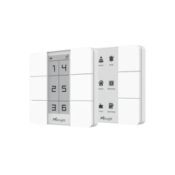 Panel Inteligente con Botones Programables y Display Digital para Automatización LoRaWAN