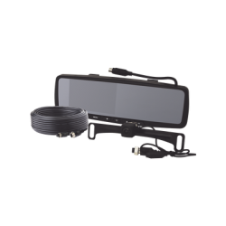 Sistema alámbrico de reversa con cámara y monitor de 4.3 pulgadas, Incluye cámara para placa de  170°